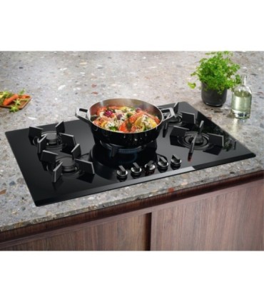 Electrolux KGG95372K Placa de gas de 90 cm, Negro