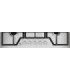 Electrolux KGS7536SX Placa de gas de 75 cm, Acero inoxidable antihuellas
