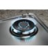 Electrolux KGS7536SX Placa de gas de 75 cm, Acero inoxidable antihuellas