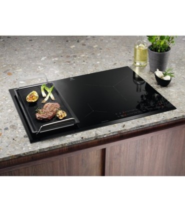 Electrolux EIV83446 Placa de inducción de 80 cm, Negro
