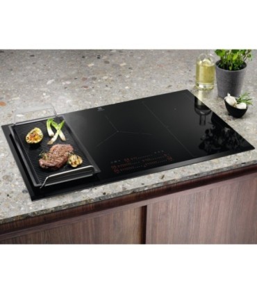 Electrolux EIV95550 Placa de inducción de 90 cm, Negro