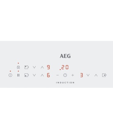 AEG IKB63300FW Placa de inducción Serie 5000 Induction de 60 cm, Blanco