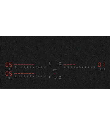 AEG TI63IQ10IZ Placa de inducción Serie 7000 Sense de 60 cm, Negro mate