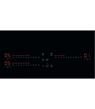 AEG TI63IQ30FB Placa de inducción Serie 8000 Sense Boil&Fry de 60 cm, Negro