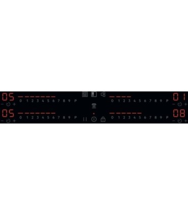 AEG TI64IG00IB Placa de inducción Serie 6000 Flex Bridge de 60 cm, Negro