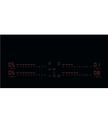 AEG TI84IB30FB Placa de inducción Serie 8000 Sense Boil&Fry de 80 cm, Negro