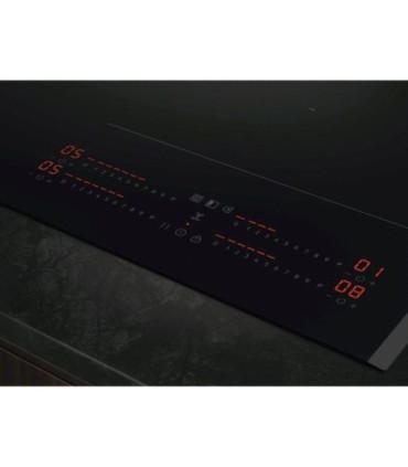 AEG TI84IS00FB Placa de inducción Serie 6000 Flex Bridge de 80 cm, Negro