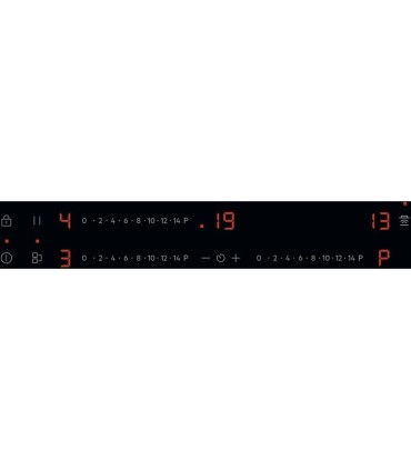 AEG TO63IQ0BIB Placa de inducción Serie 6000 Flex de 60 cm, Negro