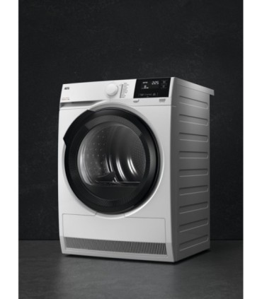 AEG TR719G4PB Secadora con Bomba de Calor Serie 7000 SensiDry® de 9 kg, Blanco