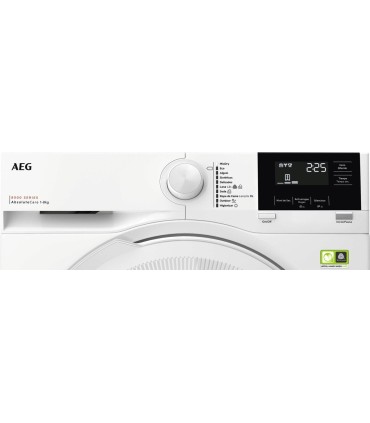 AEG TR818A2PB Secadora con Bomba de Calor Serie 8000 AbsoluteCare® de 8 kg, Blanco