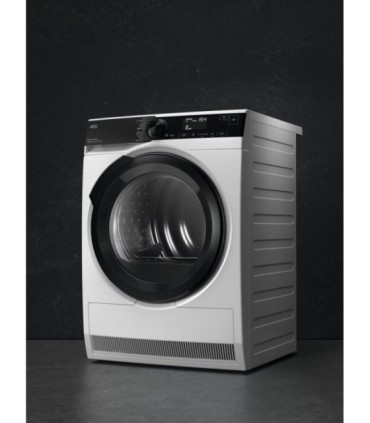 AEG TR839T4PBCP Secadora con Bomba de Calor Serie 8000 AbsoluteCare® de 9 kg, Blanco