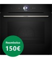 Bosch HRG7761B1 Serie 8, Horno pirolítico con vapor, 60 x 60 cm, Negro