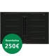 Bosch PXX875D67E Serie 8, Placa de inducción con extractor integrado, 80 cm