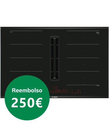 Bosch PXX875D67E Serie 8, Placa de inducción con extractor integrado, 80 cm