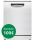 Bosch SMS6ZCW10E Serie 6, Lavavajillas de libre instalación, 60 cm, Blanco