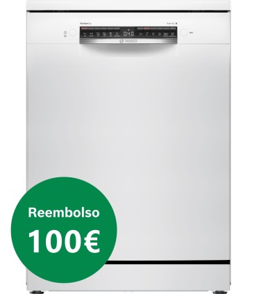 Bosch SMS6ZCW10E Serie 6, Lavavajillas de libre instalación, 60 cm, Blanco