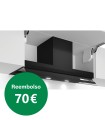 Bosch DBB97AM60 Serie 6, Campana decorativa integrada, 90 cm, Cristal negro