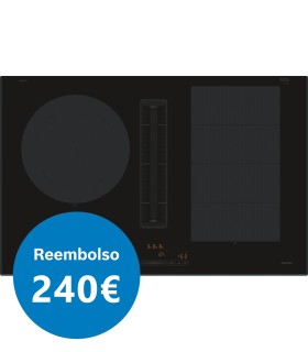 Balay 3EBC989LH Placa de inducción con extractor integrado, 80 cm, Negro