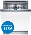 Balay 3VH5332DP Lavavajillas integrable, 60 cm, XXL, Puerta deslizante