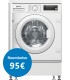 Balay 3TI983B Lavadora totalmente integrable, 8 kg, Blanco