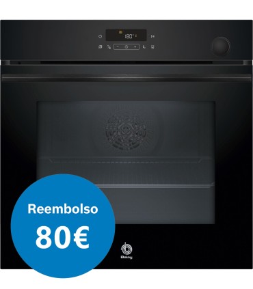 Balay 3HA5129N3 Horno con vapor, 60 x 60 cm, Cristal negro
