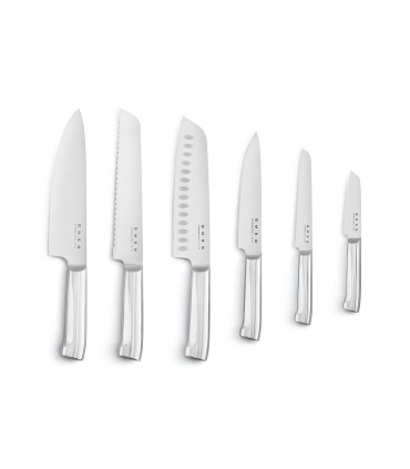 Smeg KBSF02BL Set de cuchillos, 50's Style, Negro