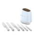 Smeg KBSF02PB Set de cuchillos, 50's Style, Azul