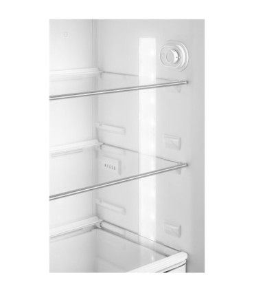 Smeg FAB30LOR6 Frigorífico doble puerta 50's Style, Ventilado, Bisagras izquierdas, Naranja, 172 x 60 cm
