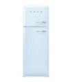 Smeg FAB30LPB6 Frigorífico doble puerta 50's Style, Ventilado, Bisagras izquierdas, Azul Celeste, 172 x 60 cm