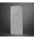 Smeg FAB30LSV6 Frigorífico doble puerta 50's Style, Ventilado, Bisagras izquierdas, Plata, 172 x 60 cm