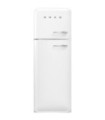 Smeg FAB30LWH6 Frigorífico doble puerta 50's Style, Ventilado, Bisagras izquierdas, Blanco, 172 x 60 cm