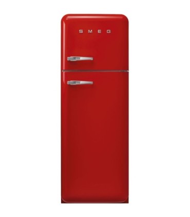 Smeg FAB30RRD6 Frigorífico doble puerta 50's Style, Ventilado, Bisagras derechas, Rojo, 172 x 60 cm