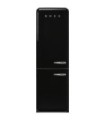 Smeg FAB32LBL6 Frigorífico combinado 50's Style, Bisagras izquierdas, Negro, 196,8 x 60,1 cm