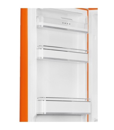 Smeg FAB32LOR6 Frigorífico combinado 50's Style, Bisagras izquierdas, Naranja, 196,8 x 60,1 cm