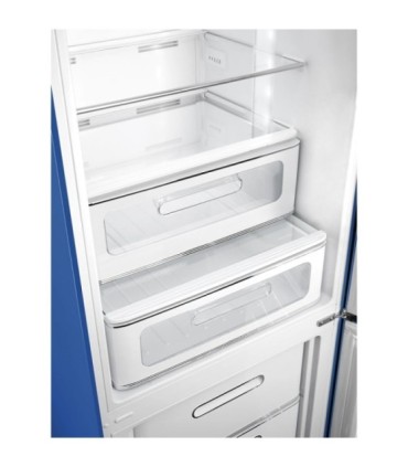 Smeg FAB32RBE6 Frigorífico combinado 50's Style, Bisagras derechas, Azul, 196,8 x 60,1 cm