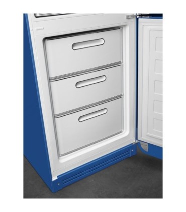 Smeg FAB32RBE6 Frigorífico combinado 50's Style, Bisagras derechas, Azul, 196,8 x 60,1 cm