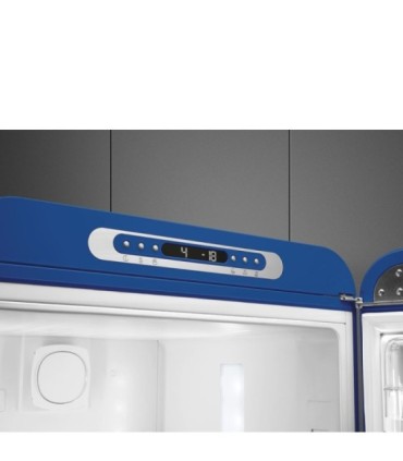 Smeg FAB32RBE6 Frigorífico combinado 50's Style, Bisagras derechas, Azul, 196,8 x 60,1 cm