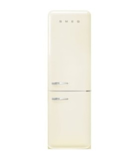 Smeg FAB32RCR6 Frigorífico combinado 50's Style, Bisagras derechas, Crema, 196,8 x 60,1 cm