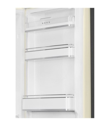 Smeg FAB32RCR6 Frigorífico combinado 50's Style, Bisagras derechas, Crema, 196,8 x 60,1 cm