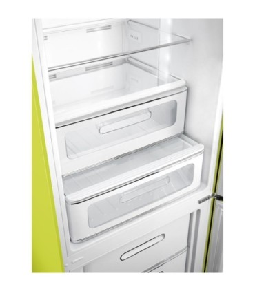 Smeg FAB32RLI6 Frigorífico combinado 50's Style, Bisagras derechas, Verde Pistacho, 196,8 x 60,1 cm