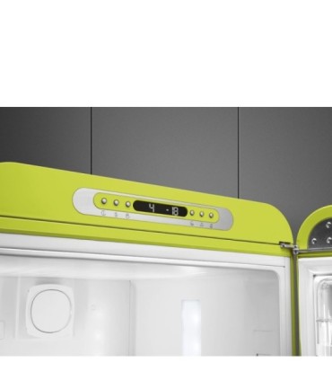 Smeg FAB32RLI6 Frigorífico combinado 50's Style, Bisagras derechas, Verde Pistacho, 196,8 x 60,1 cm