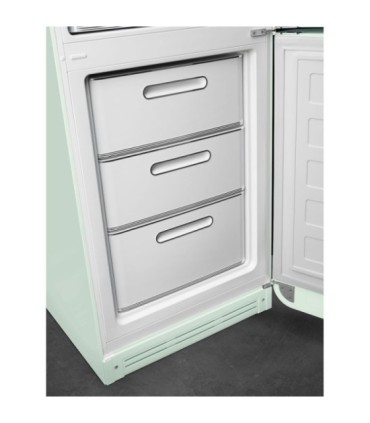 Smeg FAB32RPG6 Frigorífico combinado 50's Style, Bisagras derechas, Verde Pastel, 196,8 x 60,1 cm