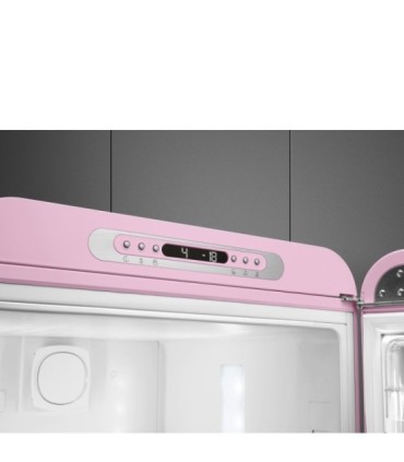 Smeg FAB32RPK6 Frigorífico combinado 50's Style, Bisagras derechas, Rosa, 196,8 x 60,1 cm