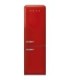 Smeg FAB32RRD6 Frigorífico combinado 50's Style, Bisagras derechas, Rojo, 196,8 x 60,1 cm