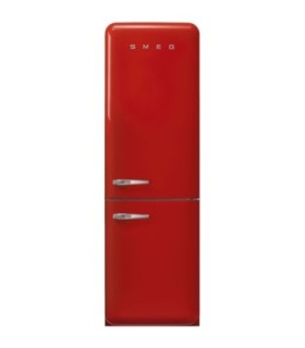 Smeg FAB32RRD6 Frigorífico combinado 50's Style, Bisagras derechas, Rojo, 196,8 x 60,1 cm