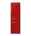 Smeg FAB32RRD6 Frigorífico combinado 50's Style, Bisagras derechas, Rojo, 196,8 x 60,1 cm
