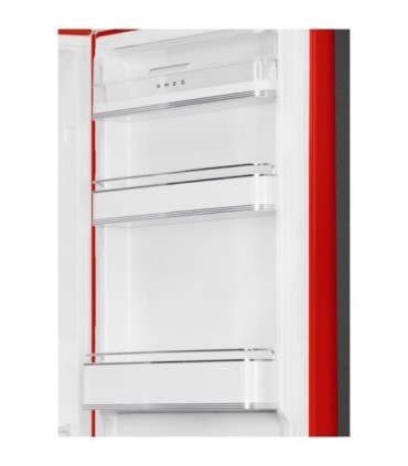 Smeg FAB32RRD6 Frigorífico combinado 50's Style, Bisagras derechas, Rojo, 196,8 x 60,1 cm