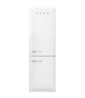 Smeg FAB32RWH6 Frigorífico combinado 50's Style, Bisagras derechas, Blanco, 196,8 x 60,1 cm