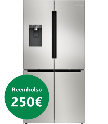 Bosch KFI96APEA Serie 6, Frigorífico Multipuerta con depósito de agua, 183 x 90.5 cm, Acero antihuellas