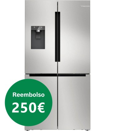 Bosch KFD96APEA Serie 6, Frigorífico Multipuerta con toma de agua, 183 x 90.5 cm, Acero antihuellas